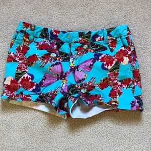 Butterfly print Cynthia Rowley shorts